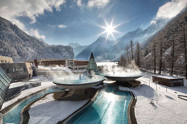 Роскошный австрийский курорт Aqua Dome , окутанный магией Альп