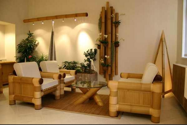 Комплект мебели из бамбука