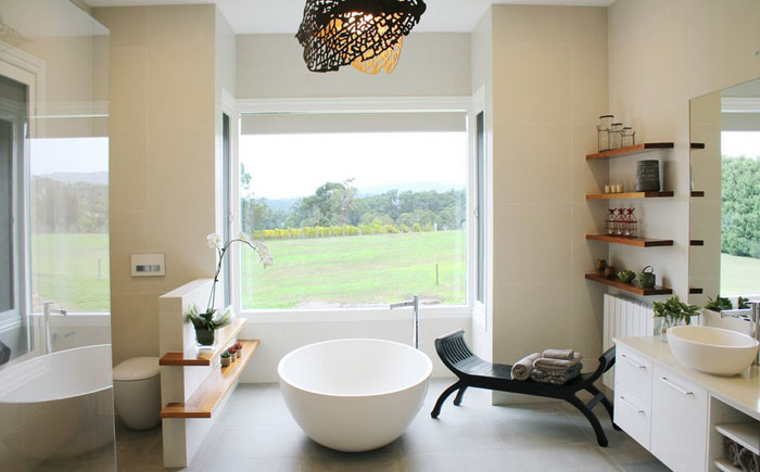 Интерьер ванной от Jasmine McClelland Design