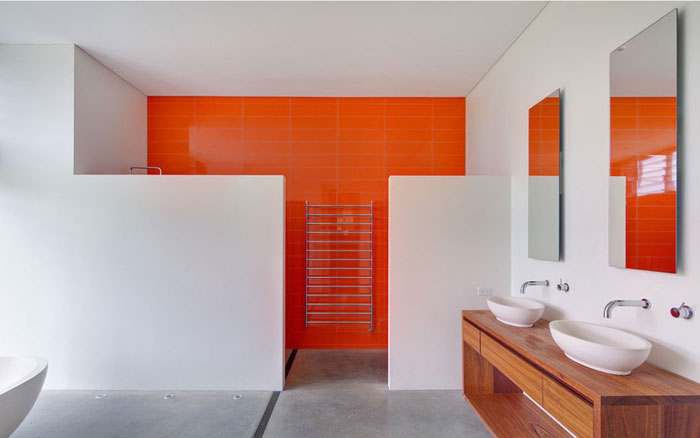Интерьер ванной от Roth Architecture