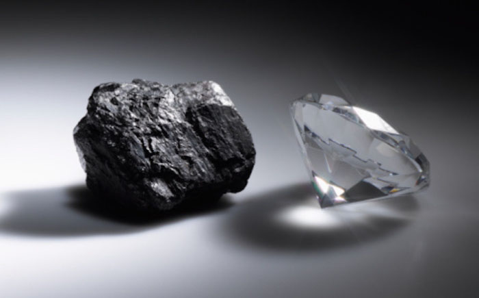 Алмазы и уголь