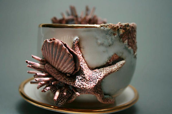 Чашка с морской звездой