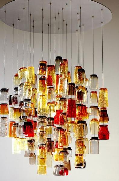 Светильники из пластиковых стаканчиков