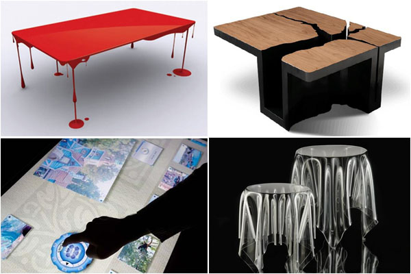 Креативные и необычные идеи для дизайна столов