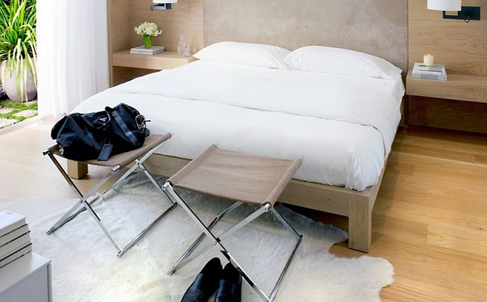 Спальня в минималистском стиле