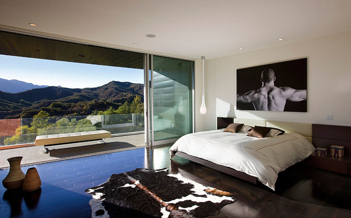 Интерьер спальни от Abramson Teiger Architects