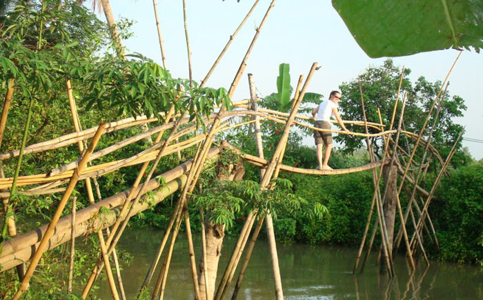 Обезьяньи мосты во Вьетнаме