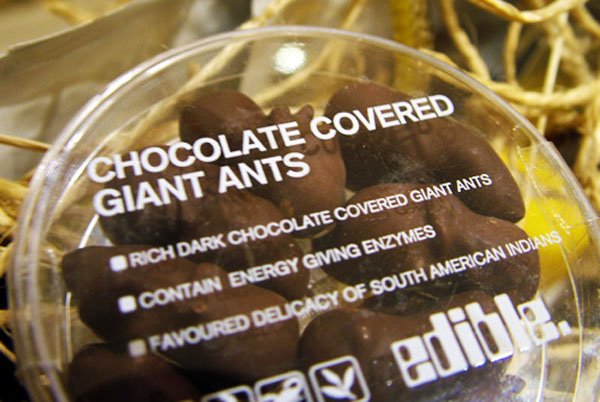 Гигантские муравьи в шоколаде