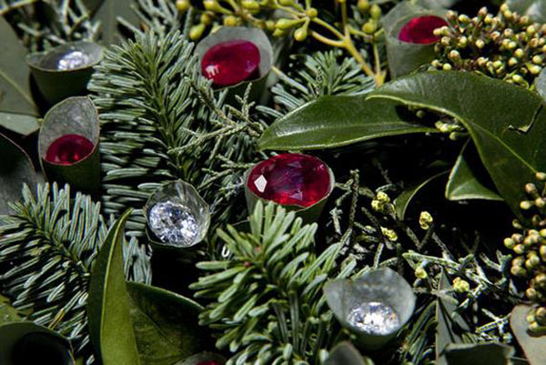 Рождественский венок от финской фирмы Flor Unikon Flowers Jokinen-Carter