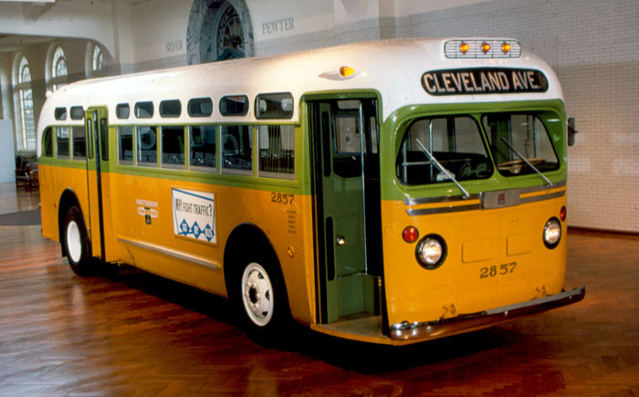Городской автобус №2857 General Motors TDH-3610 1948 год и Роза Паркс