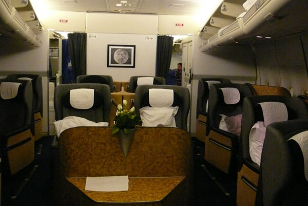 Салон первого класса от British Airways