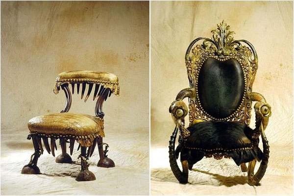 Коллекция дьявольской мебели от Мишеля Аяра