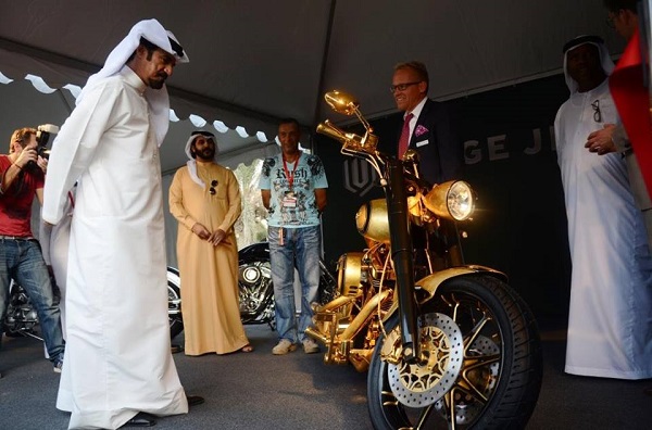 Мотоцикл был представлен на байк-шоу в ОАЭ