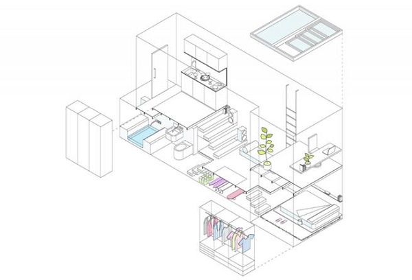 3Д схема квартиры