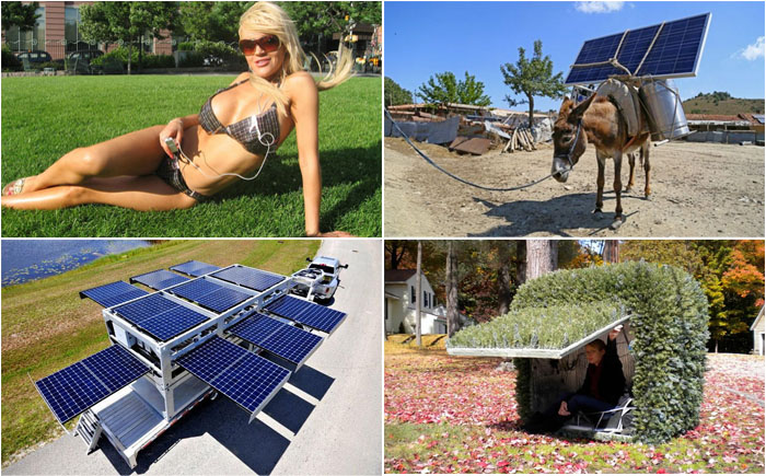 15 портативных солнечных батарей, не вписывающихся в общепринятые понятия