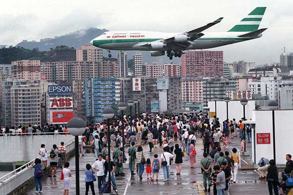 Аэропорт Kai Tak в Гонконге 
