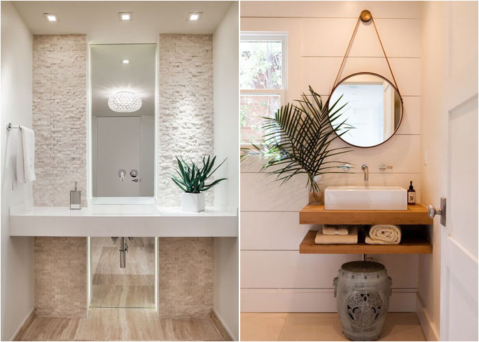 Интерьер туалетной комнаты от 2id Interiors и Kathleen DiPaolo Designs