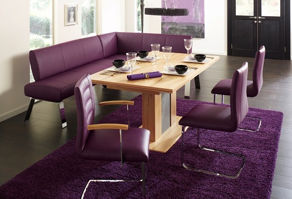 Вариации фиолетового цвета: мебель в пурпурных  тонах