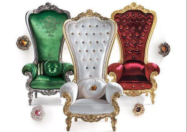 Царский трон от итальянской фирмы Caspani