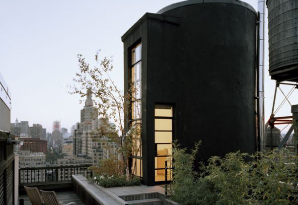 Дом из водонапорной башни в Нью-Йорке
