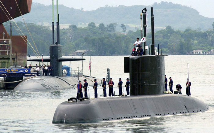 Южная Корея – 14 подводных лодок