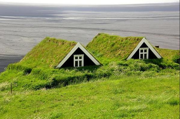Исландские землянки