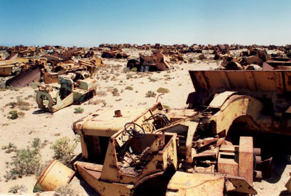 Автомобильное кладбище,  Ораньемунд, Намибия
