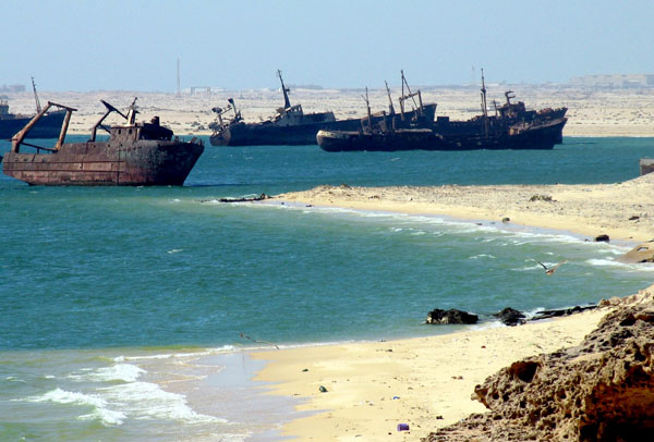 Кладбище кораблей, Нуадибу, Мавритания 