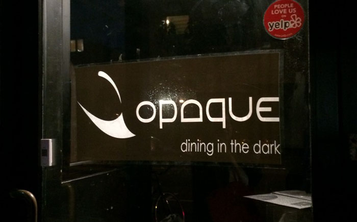 Ресторан Opaque (Темнота)