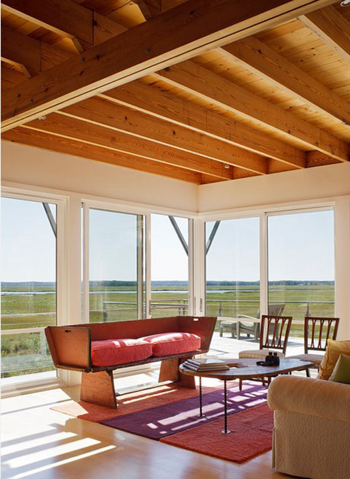 Интерьер гостиной от Estes/Twombly Architects, Inc.