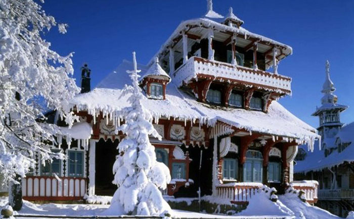 Зима в Моравско-Силезских Бескидах