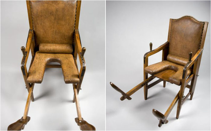 Кресло для родов, 1601-1700 гг, Европа