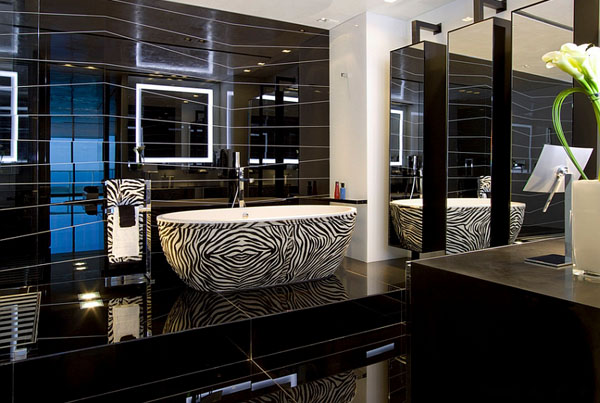 Интерьер ванной от Nieto Design Group