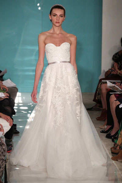 Свадебное платье от Reem Acra