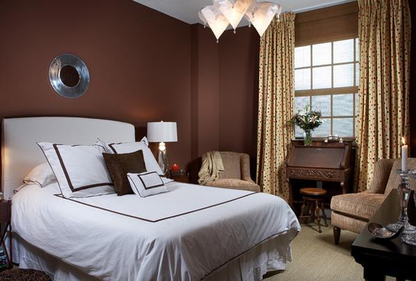 Дизайн спальни с коричневой кроватью (43 фото) - красивые картинки и HD фото
