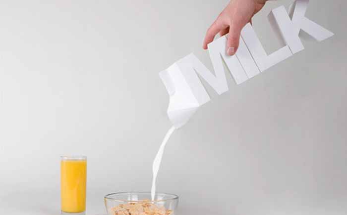 Картонная упаковка для молока