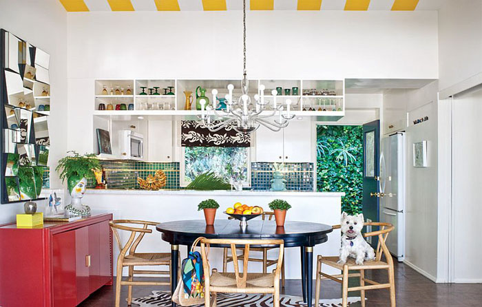 Кухня в эклектичном стиле от California Home + Design