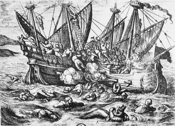 Атака пиратов Жанны де Клиссон