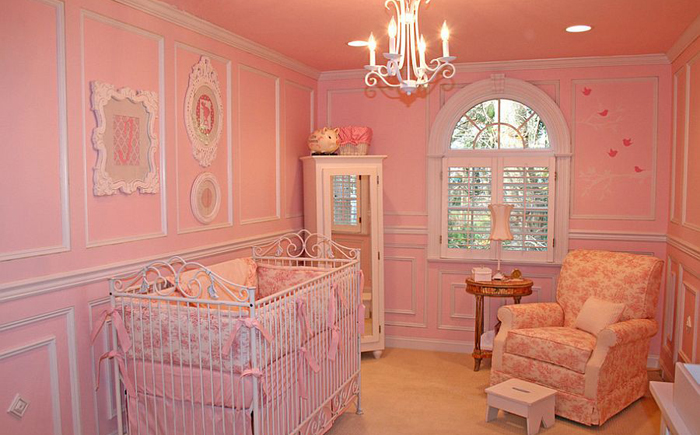 Маленькая розовая спальня от Jack and Jill Interiors