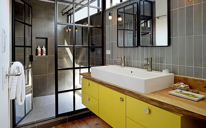 Интерьер ванной комнаты от Robert Nebolon Architects
