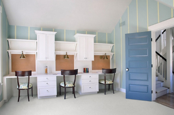 Интерьер домашнего офиса от Visbeen Architects