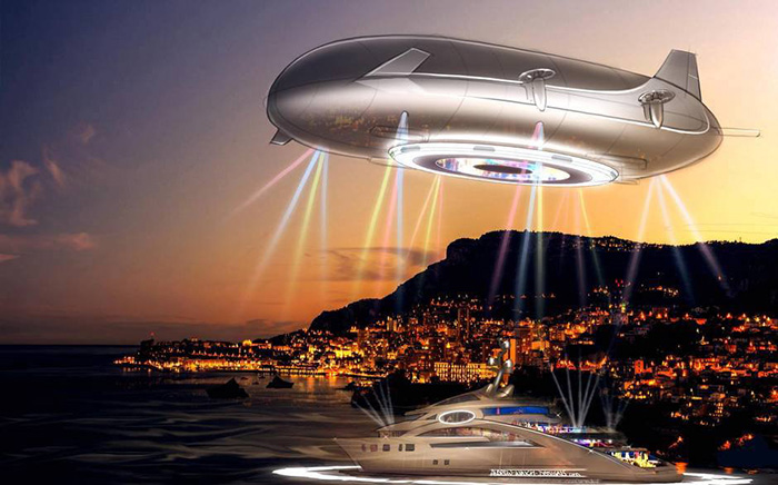 Роскошное воздушное судно будущего Halo 