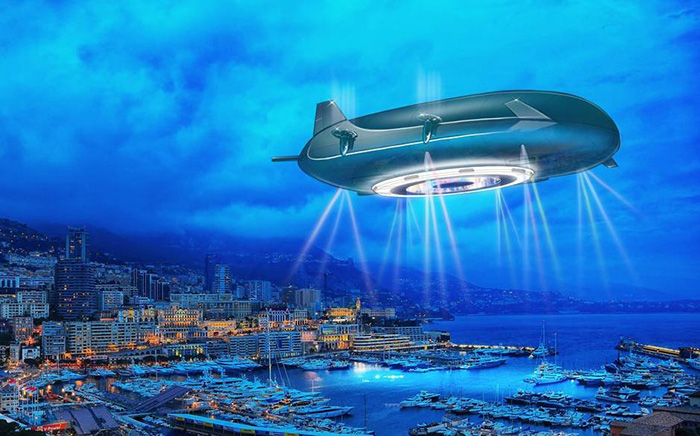 Роскошное воздушное судно будущего Halo 