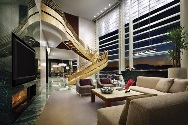Sky Villa 12 в отеле «Aria Resort and Casino», Лас-Вегас