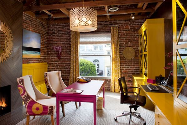 Яркий домашний офис от Artistic Designs for Living, Tineke Triggs