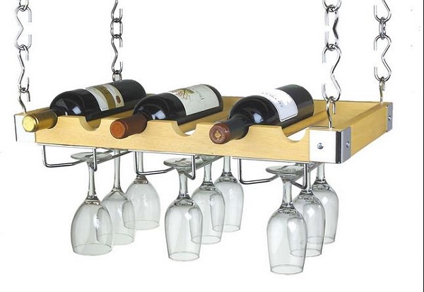 Подвесной стеллаж для вина