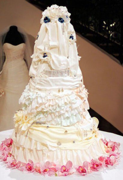Торт для свадебного шоу