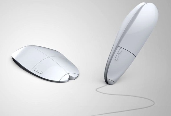 Концепт компьютерной мыши-трансформера Folding Pen Mouse