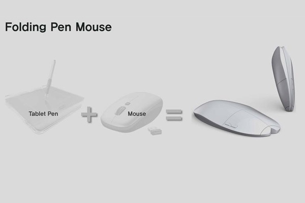 Концепт Folding Pen Mouse