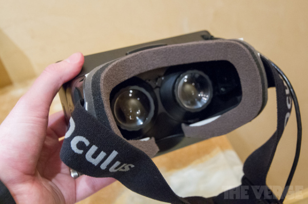 Действующий прототип очков Oculus Rift